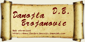 Danojla Brojanović vizit kartica
